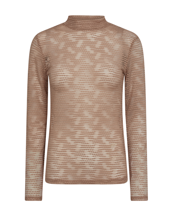 FQISKA - MESH T-SHIRT - BROWN Zu verkaufen